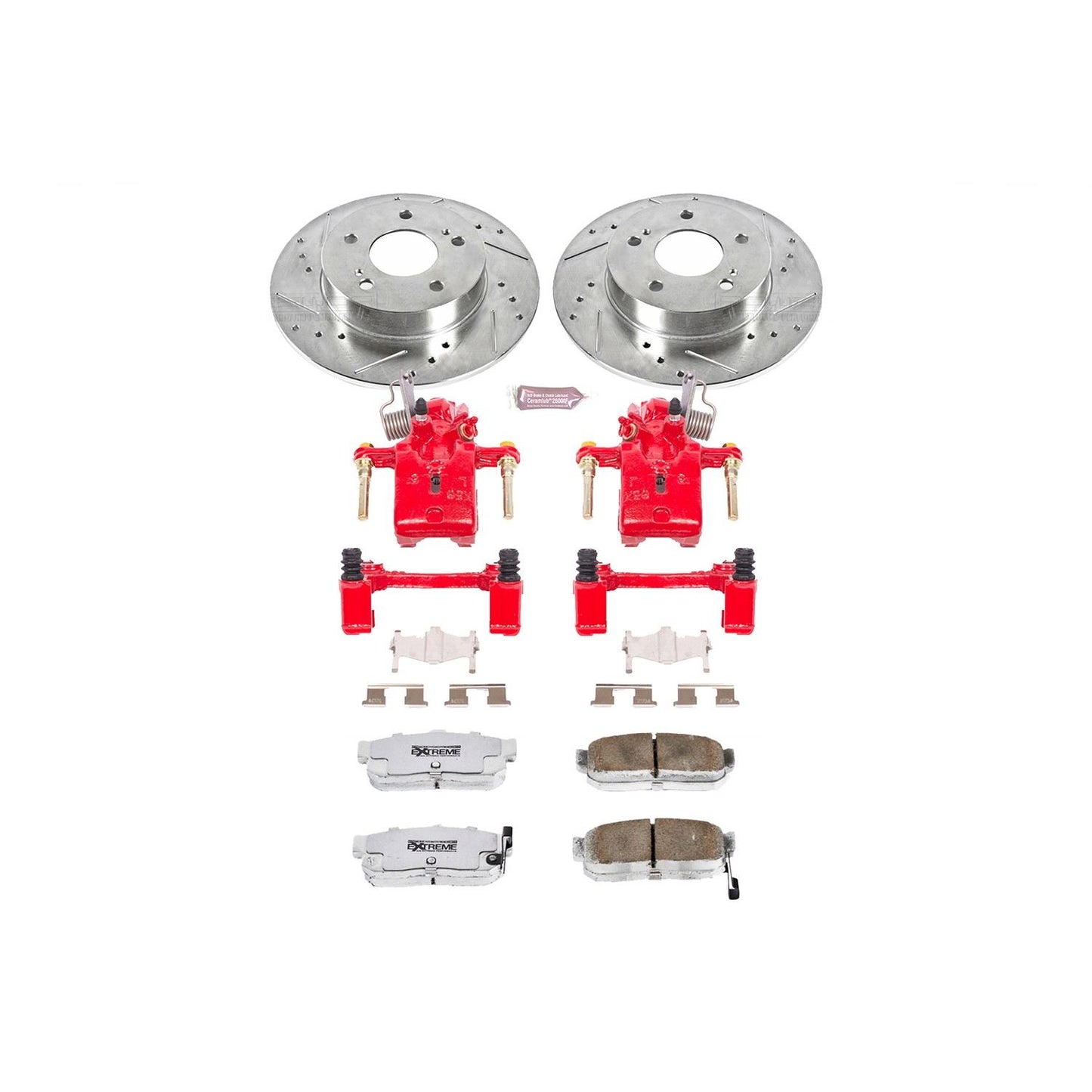PowerStop Power Stop 96-01 Infiniti I30 Rear Z26 Street Warrior Brake Kit w/Calipers KC1168-26