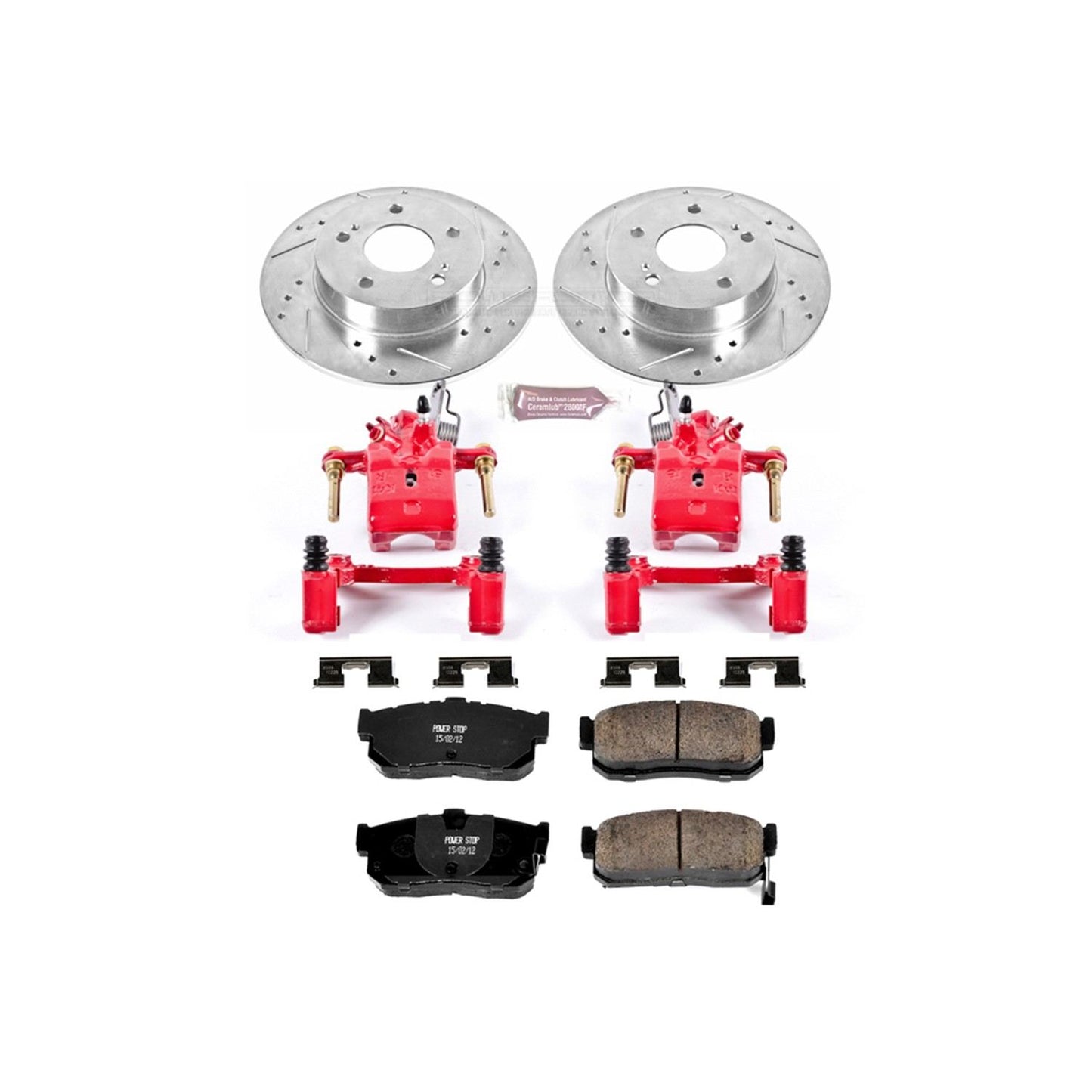 PowerStop Power Stop 96-01 Infiniti I30 Z23 Evolution Kit w/ Calipers - Rear KC1168