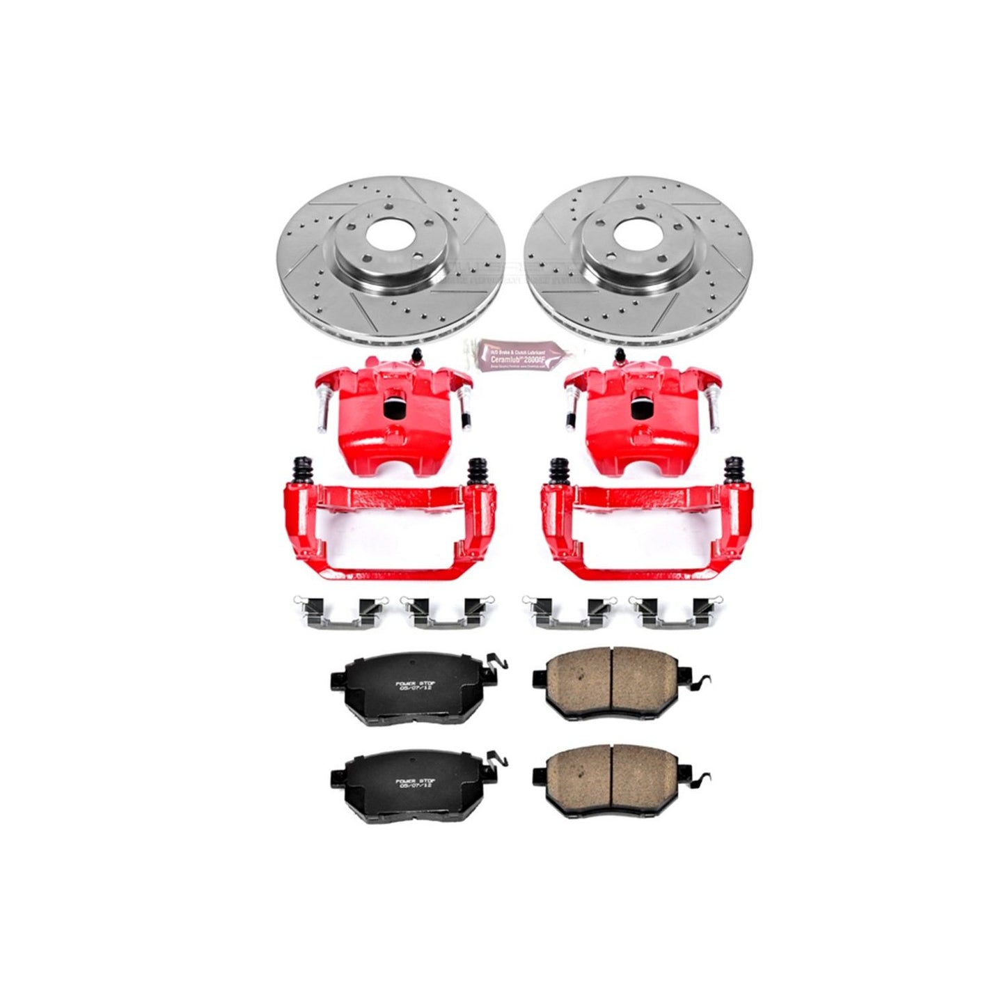 PowerStop Power Stop 07-08 Nissan Maxima Z23 Evolution Kit w/ Calipers - Front KC116
