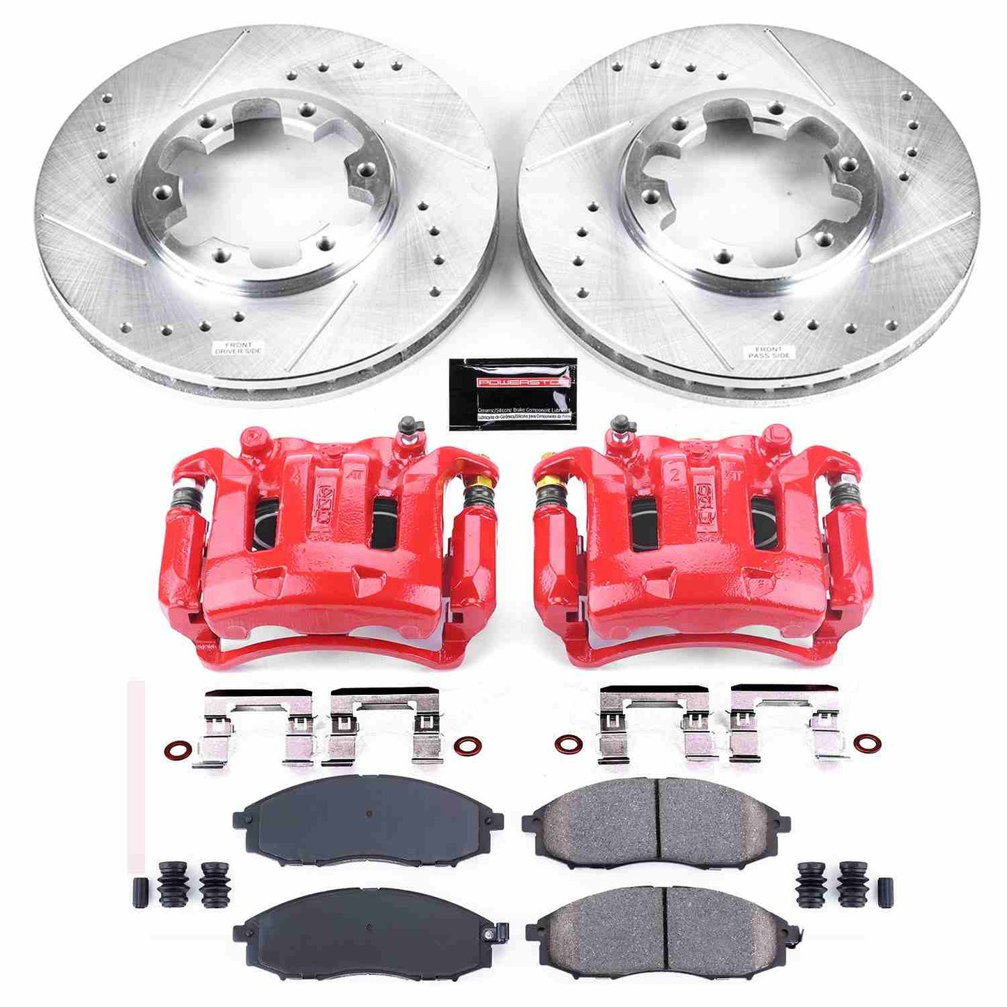 PowerStop Power Stop 03-04 Nissan Frontier Z23 Evolution Kit w/ Calipers - Front KC1176