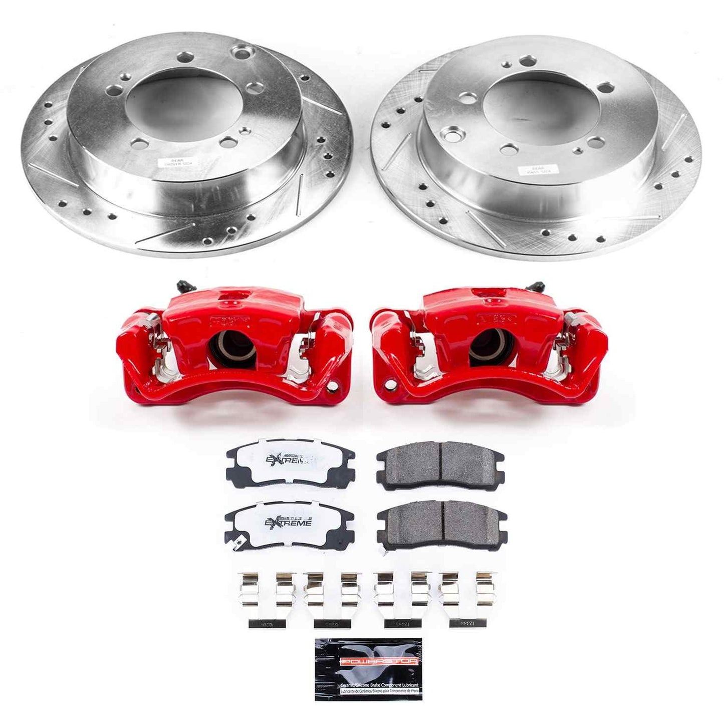 PowerStop Power Stop 95-05 Chrysler Sebring Rear Z26 Street Warrior Brake Kit w/Calipers KC1203-26