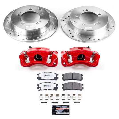 PowerStop Power Stop 95-05 Chrysler Sebring Rear Z26 Street Warrior Brake Kit w/Calipers KC1203-26