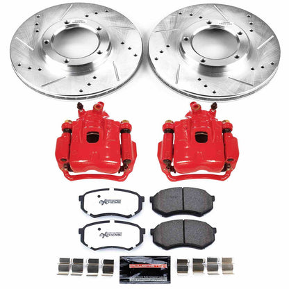PowerStop Power Stop 95-04 Toyota Tacoma Front Z36 Truck & Tow Brake Kit w/Calipers KC1232-36
