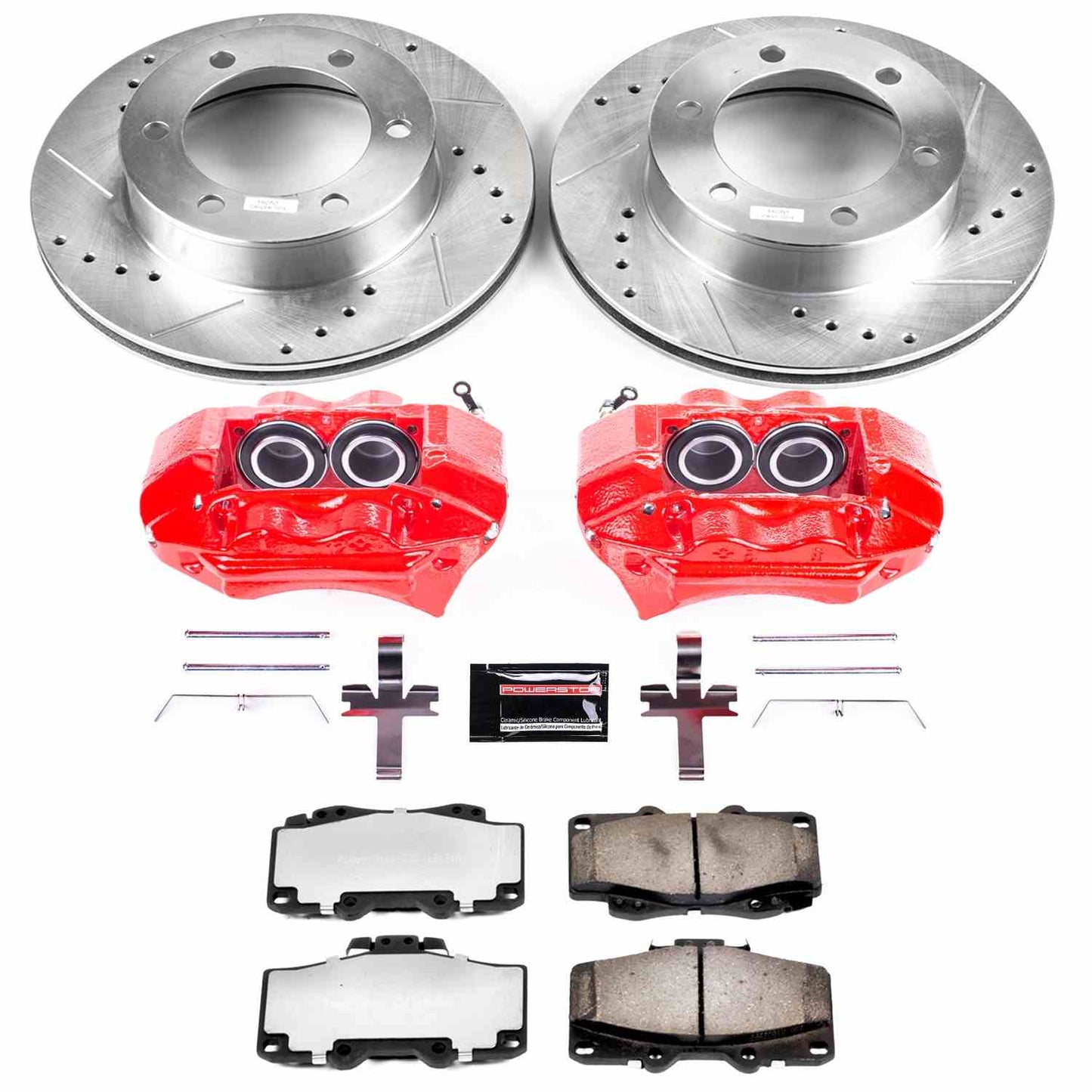 PowerStop Power Stop 95-02 Toyota 4Runner Front Z36 Truck & Tow Brake Kit w/Calipers KC1233-36