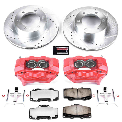 PowerStop Power Stop 95-02 Toyota 4Runner Front Z36 Truck & Tow Brake Kit w/Calipers KC1236-36