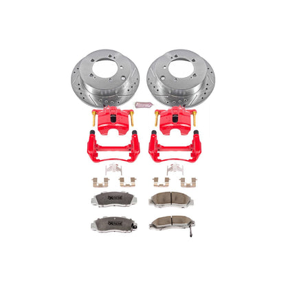 PowerStop Power Stop 98-99 Acura CL Front Z26 Street Warrior Brake Kit w/Calipers KC1237-26