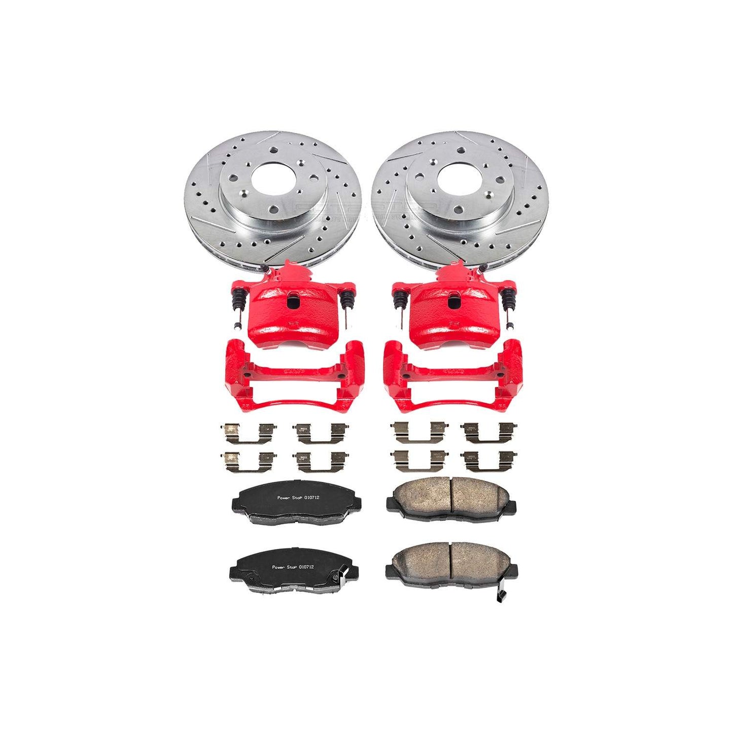 PowerStop Power Stop 98-02 Honda Accord Z23 Evolution Kit w/ Calipers - Front KC1239A