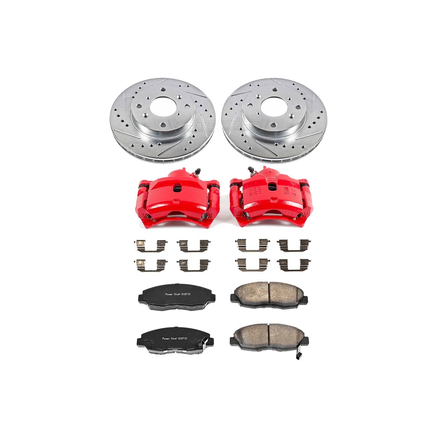 PowerStop Power Stop 98-99 Acura CL Z23 Evolution Kit w/ Calipers - Front KC1239