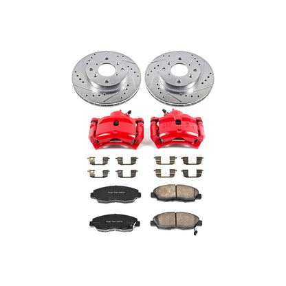 PowerStop Power Stop 98-99 Acura CL Z23 Evolution Kit w/ Calipers - Front KC1239