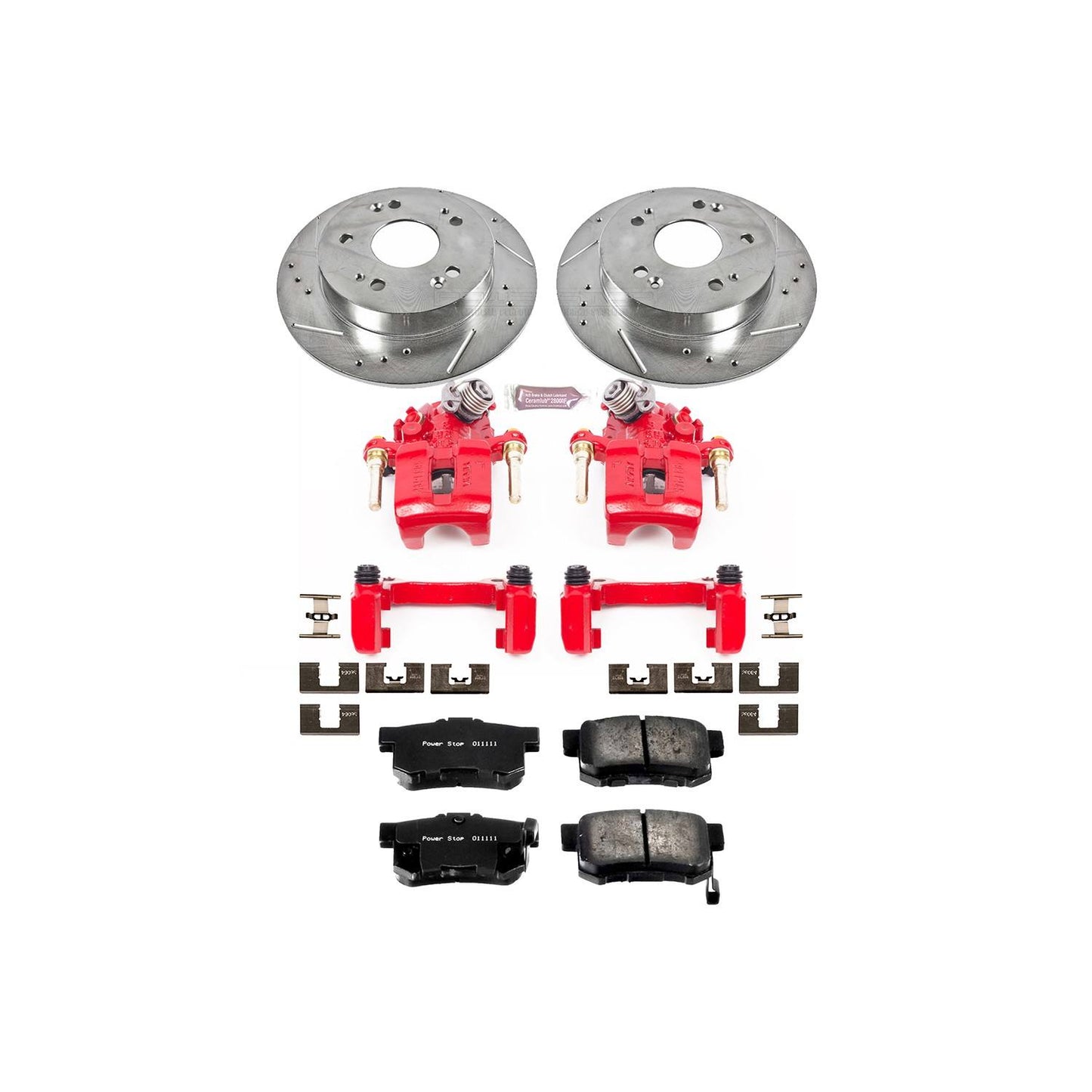 PowerStop Power Stop 97-01 Honda Prelude Z23 Evolution Kit w/ Calipers - Rear KC1243B