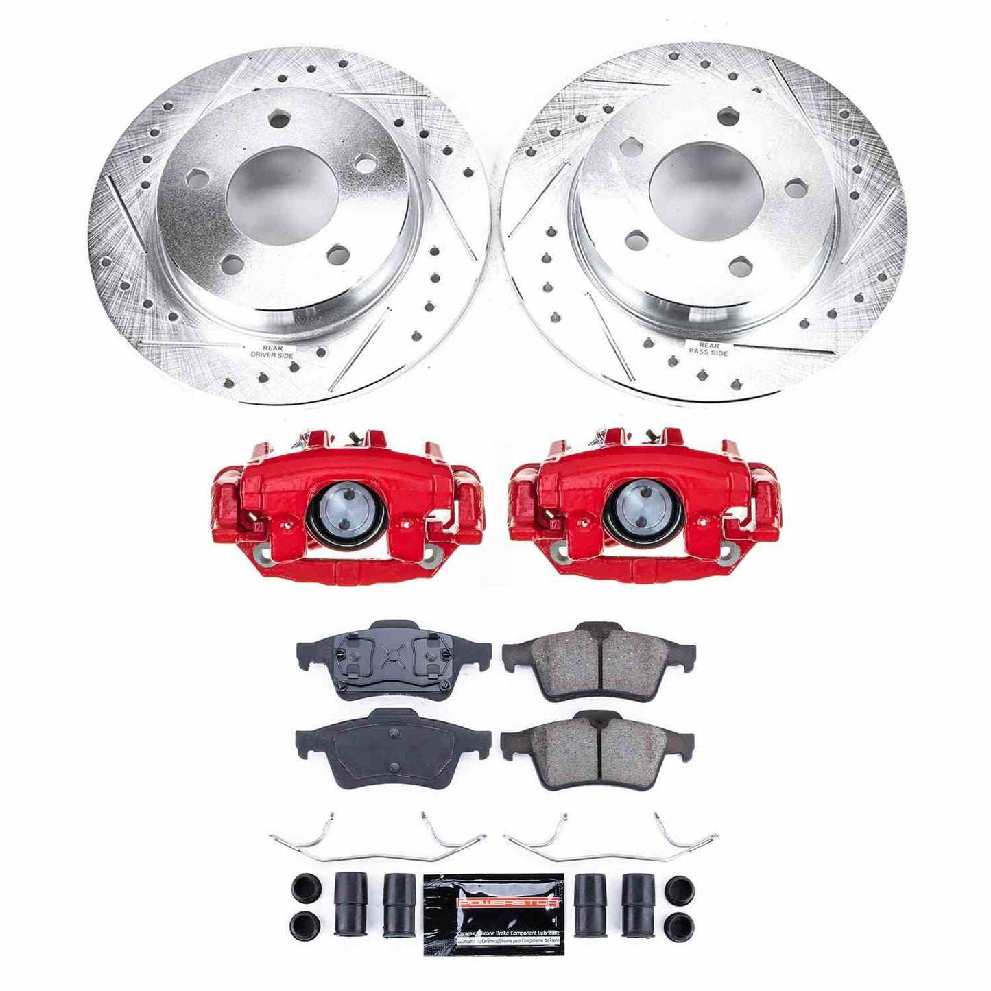 PowerStop Power Stop 04-05 Mazda 3 Rear Z23 Evolution Kit W/Cals KC124