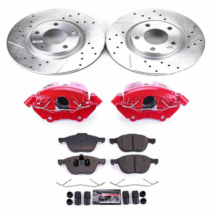 PowerStop Power Stop 2004 Mazda 3 Z23 Evolution Kit w/ Calipers - Front KC125B