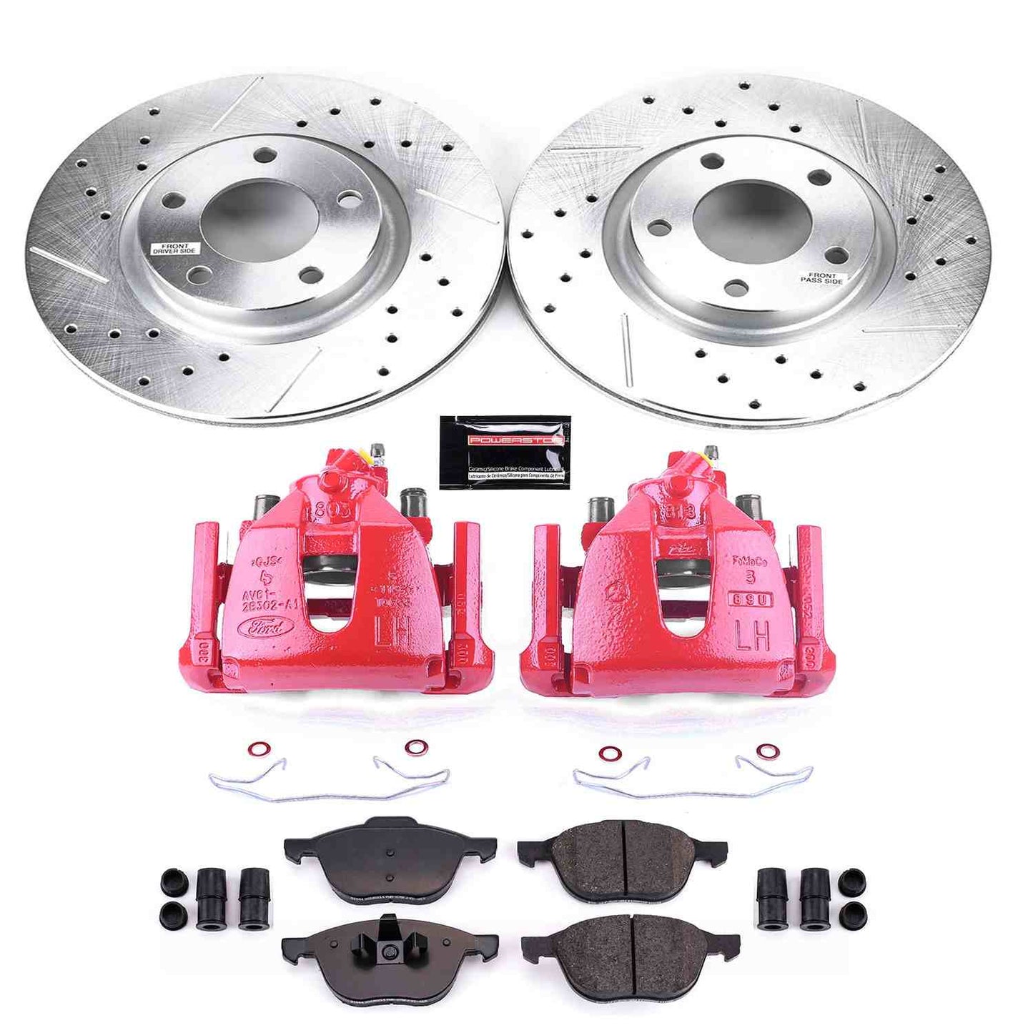 PowerStop Power Stop 2008 Mazda 3 Z23 Evolution Kit w/ Calipers - Front KC125C