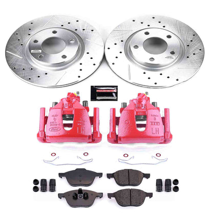 PowerStop Power Stop 2008 Mazda 3 Z23 Evolution Kit w/ Calipers - Front KC125C