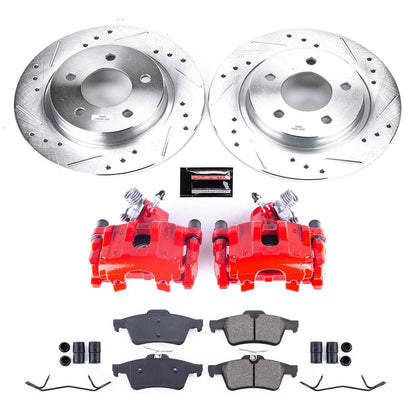 PowerStop Power Stop 04-13 Mazda 3 Z23 Evolution Kit w/ Calipers - Rear KC129