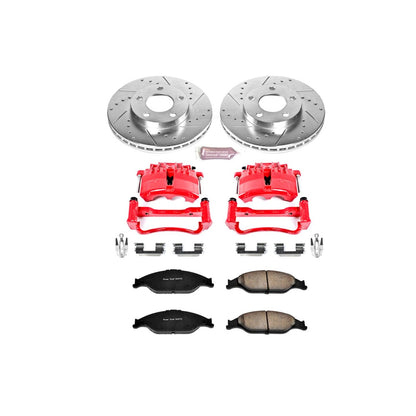 PowerStop Power Stop 03-04 Ford Mustang Z23 Evolution Kit w/ Calipers - Front KC1301A