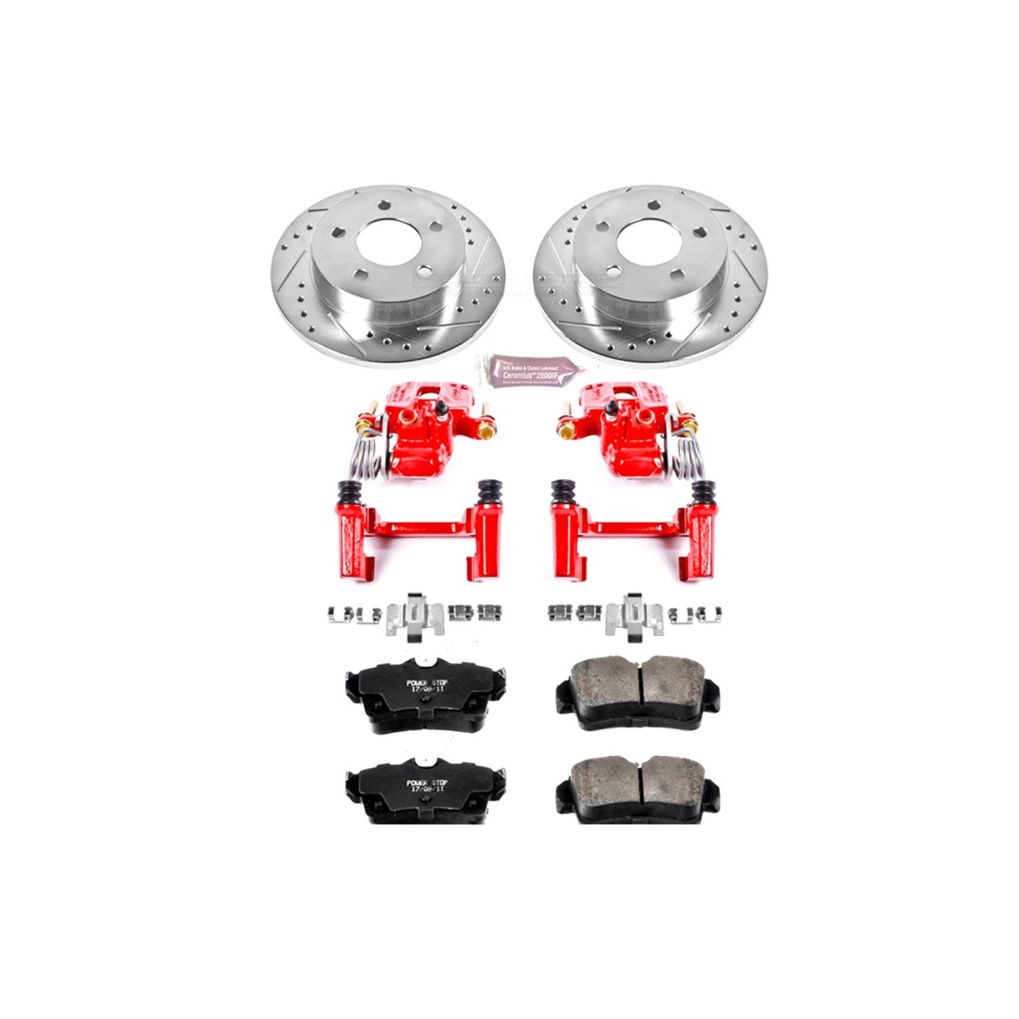 PowerStop Power Stop 94-04 Ford Mustang Z23 Evolution Kit w/ Calipers - Rear KC1303