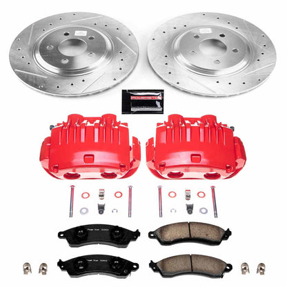 PowerStop Power Stop 98-94 Ford Mustang Z23 Evolution Kit w/ Calipers - Front KC1304D