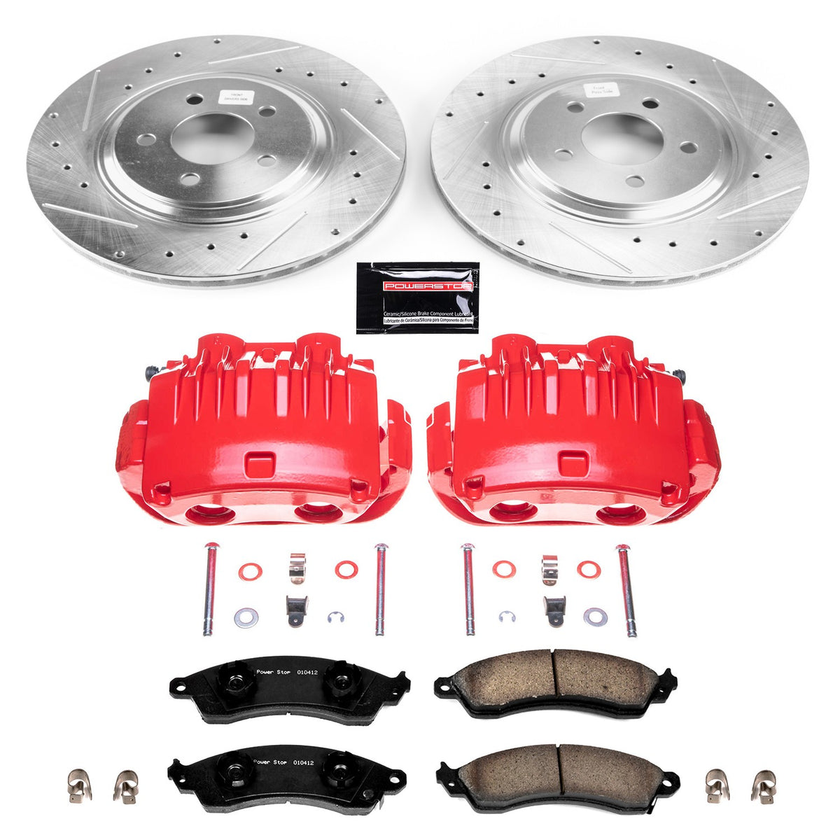 PowerStop Power Stop 98-94 Ford Mustang Z23 Evolution Kit w/ Calipers - Front KC1304D