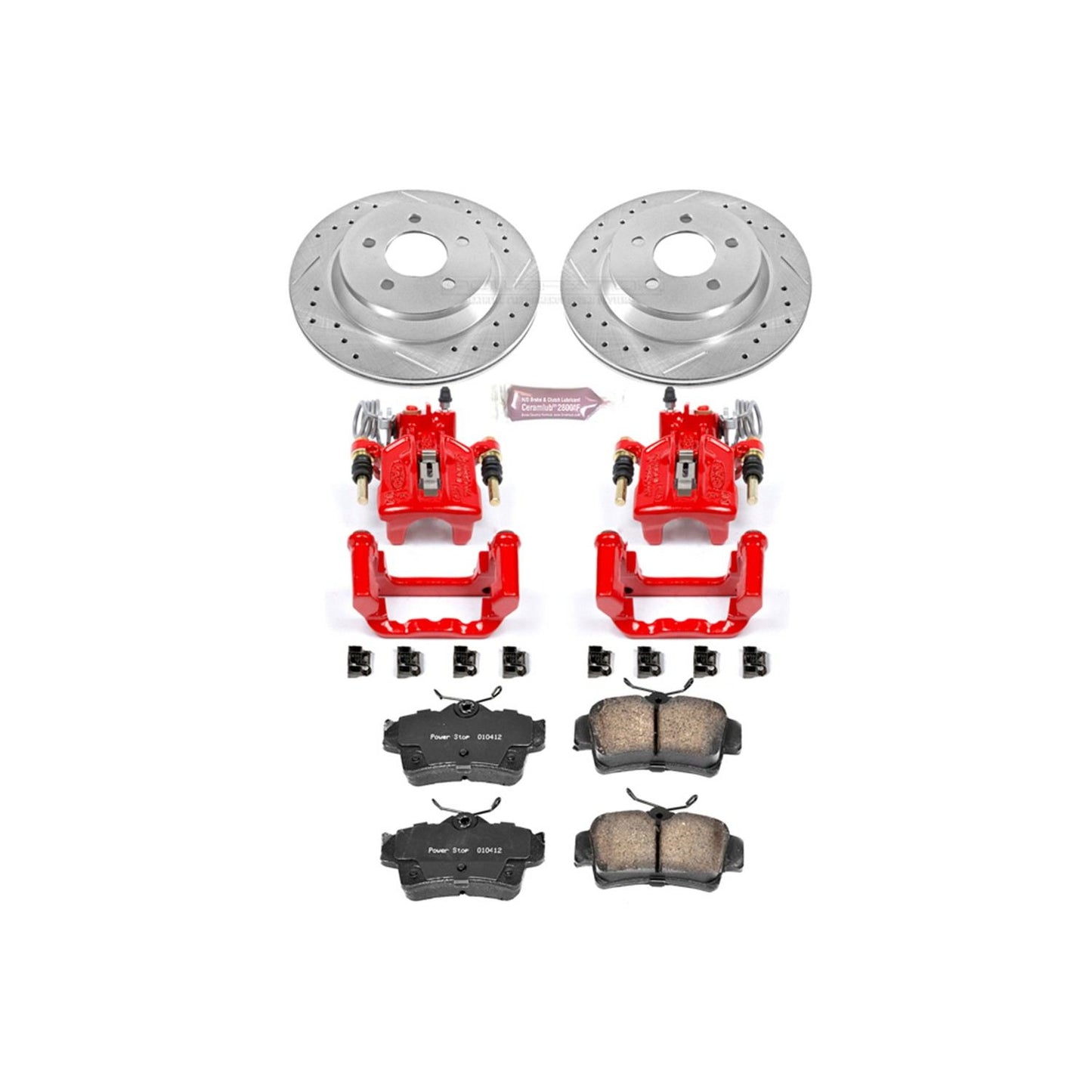 PowerStop Power Stop 94-99 Ford Mustang Z23 Evolution Kit w/ Calipers - Rear KC1306A