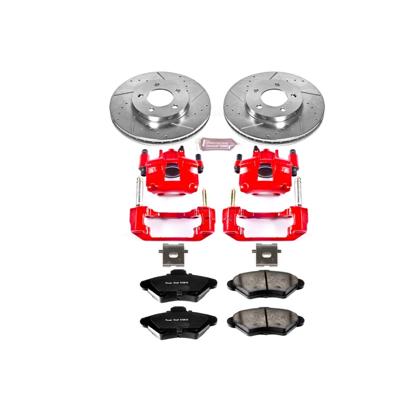 PowerStop Power Stop 93-97 Ford Thunderbird Z23 Evolution Kit w/ Calipers - Front KC1325