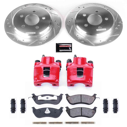 PowerStop Power Stop 96-02 Ford Crown Victoria Z23 Evolution Kit w/ Calipers - Rear KC1331