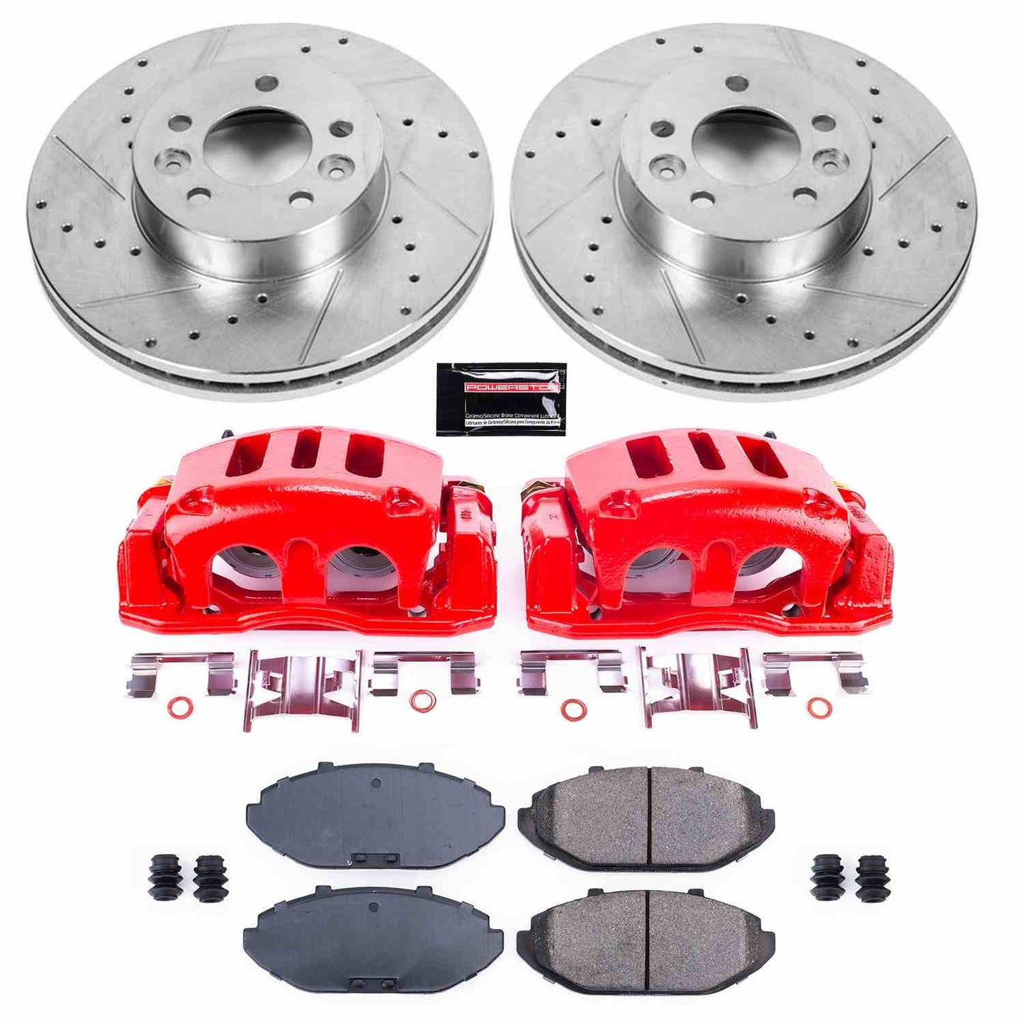 PowerStop Power Stop 98-02 Ford Crown Victoria Z23 Evolution Kit w/ Calipers - Front KC1335