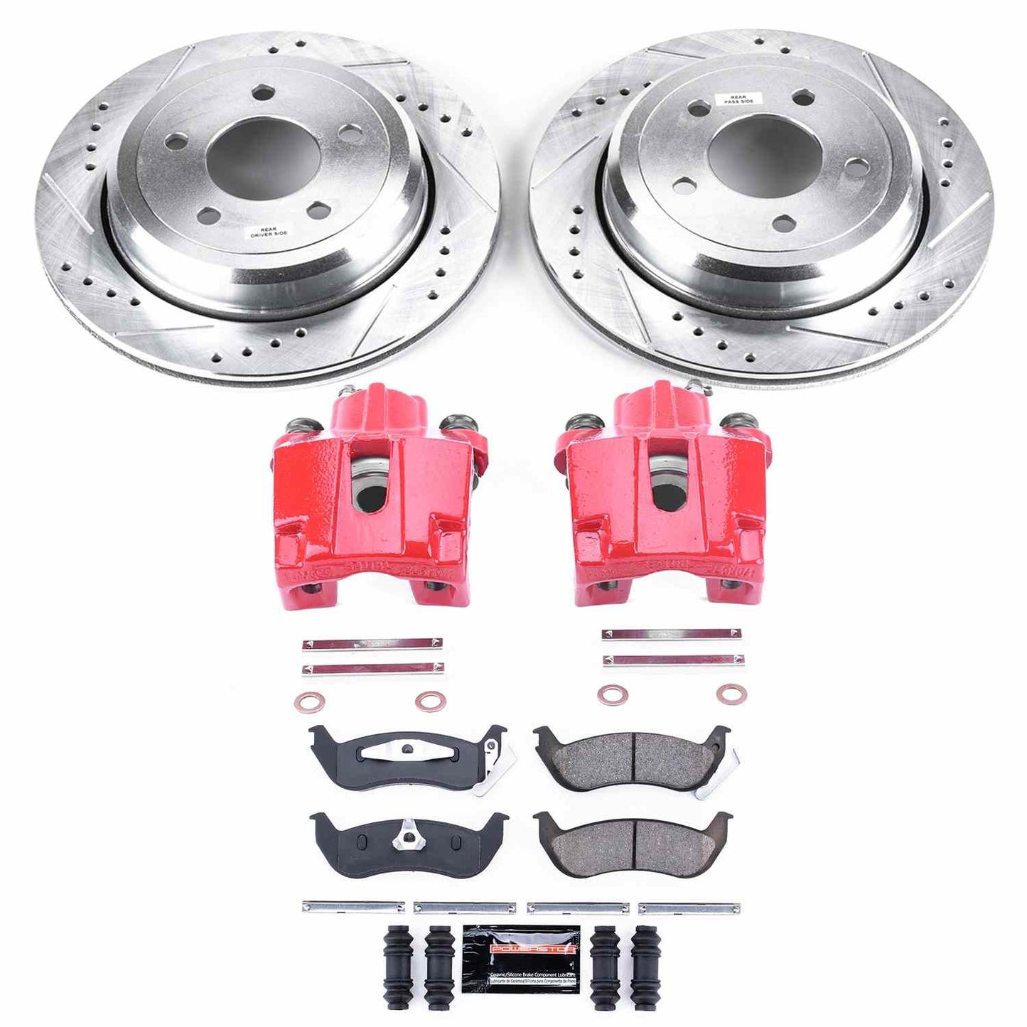 PowerStop Power Stop 03-11 Ford Crown Victoria Z23 Evolution Kit w/ Calipers - Rear KC1368