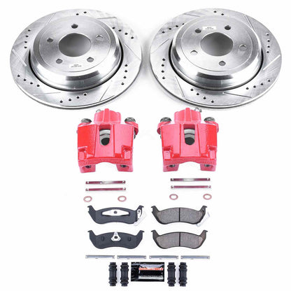 PowerStop Power Stop 03-11 Ford Crown Victoria Z23 Evolution Kit w/ Calipers - Rear KC1368
