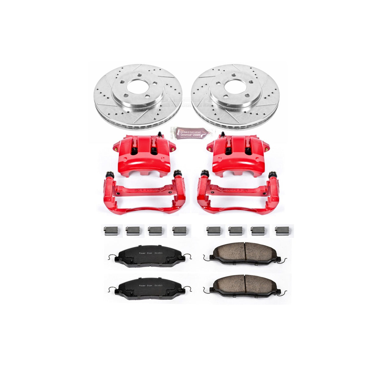 PowerStop Power Stop 05-10 Ford Mustang Z23 Evolution Kit w/ Calipers - Front KC1382