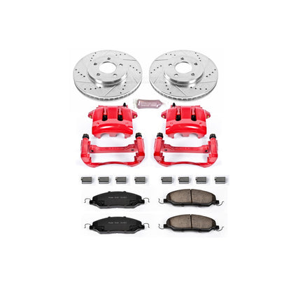 PowerStop Power Stop 05-10 Ford Mustang Z23 Evolution Kit w/ Calipers - Front KC1382