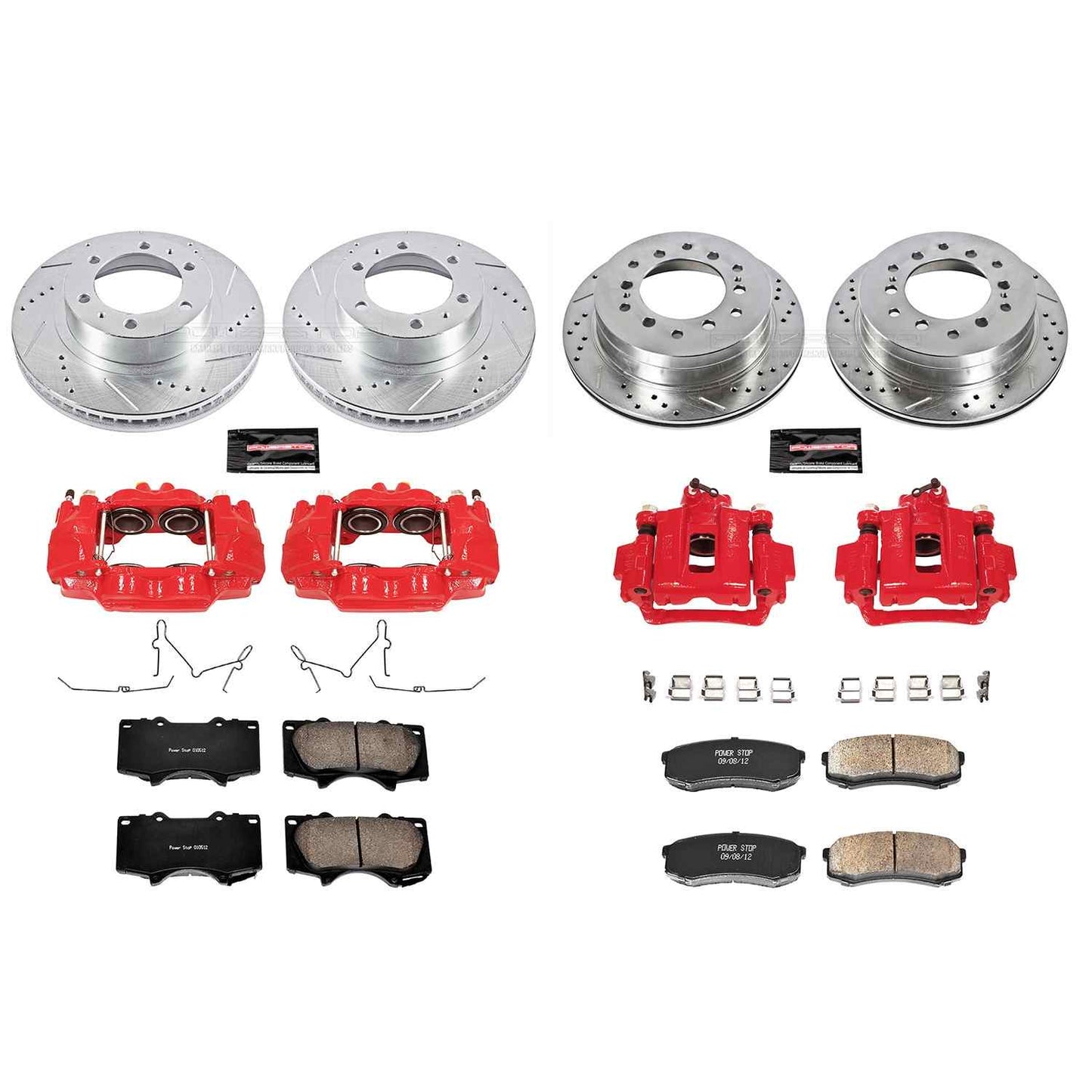 PowerStop Power Stop 03-09 Toyota 4Runner Z23 Evolution Kit w/ Calipers - Front and Rear KC138