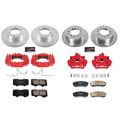 PowerStop Power Stop 03-09 Toyota 4Runner Z23 Evolution Kit w/ Calipers - Front and Rear KC138