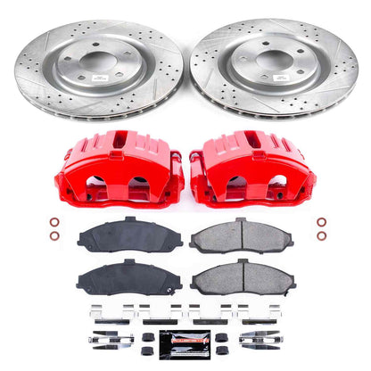 PowerStop Power Stop 05-13 Chevrolet Corvette Z23 Evolution Kit w/ Calipers - Front KC1417B