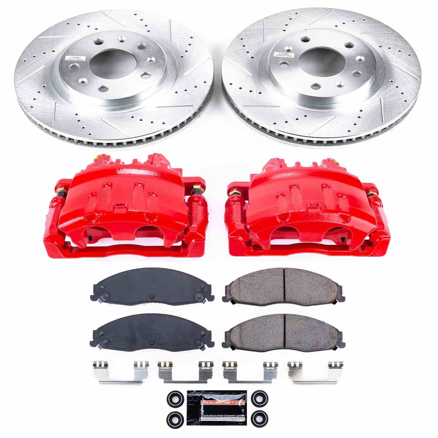 PowerStop Power Stop 03-07 Cadillac CTS Z23 Evolution Kit w/ Calipers - Front KC1419