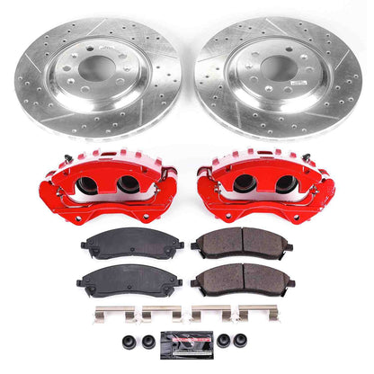 PowerStop Power Stop 06-07 Cadillac CTS Z23 Evolution Kit w/ Calipers - Front KC1429