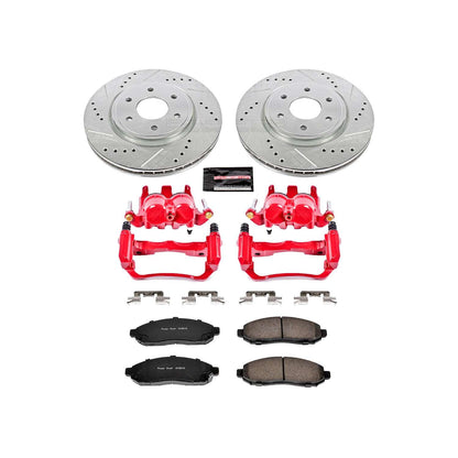 PowerStop Power Stop 05-18 Nissan Frontier Z23 Evolution Kit w/ Calipers - Front KC142