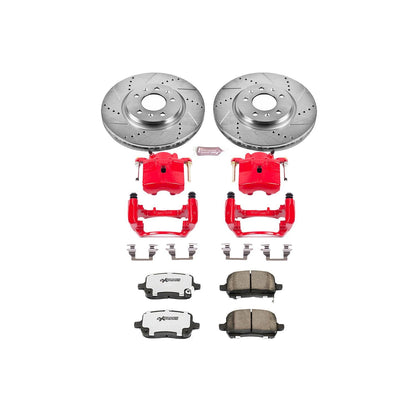 PowerStop Power Stop 06-09 Pontiac Solstice Front Z26 Street Warrior Brake Kit w/Calipers KC1433-26