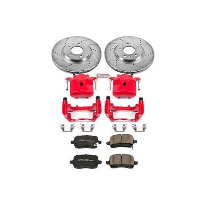 PowerStop Power Stop 06-09 Pontiac Solstice Z23 Evolution Kit w/ Calipers - Front KC1433