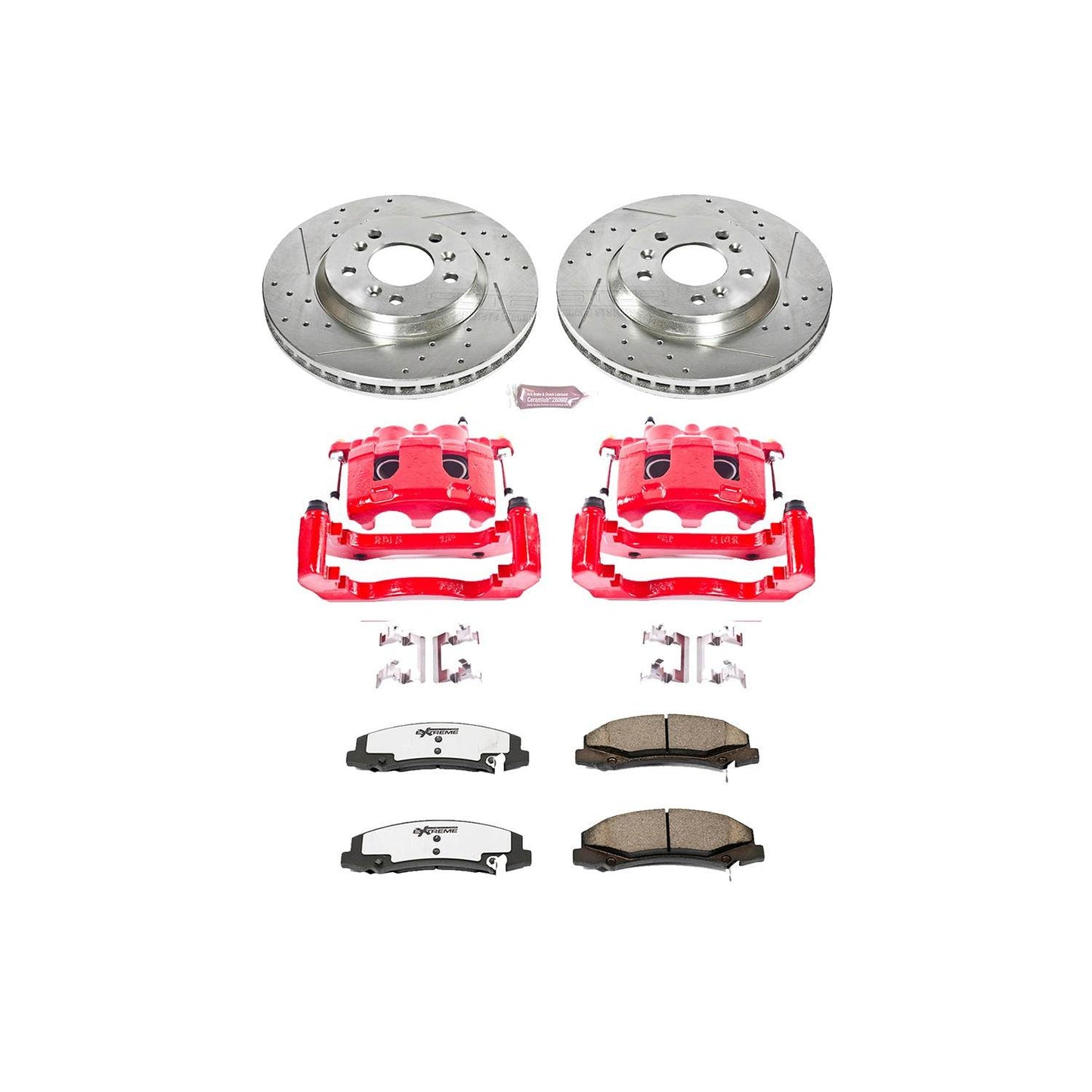 PowerStop Power Stop 06-11 Buick Lucerne Front Z26 Street Warrior Brake Kit w/Calipers KC1437-26