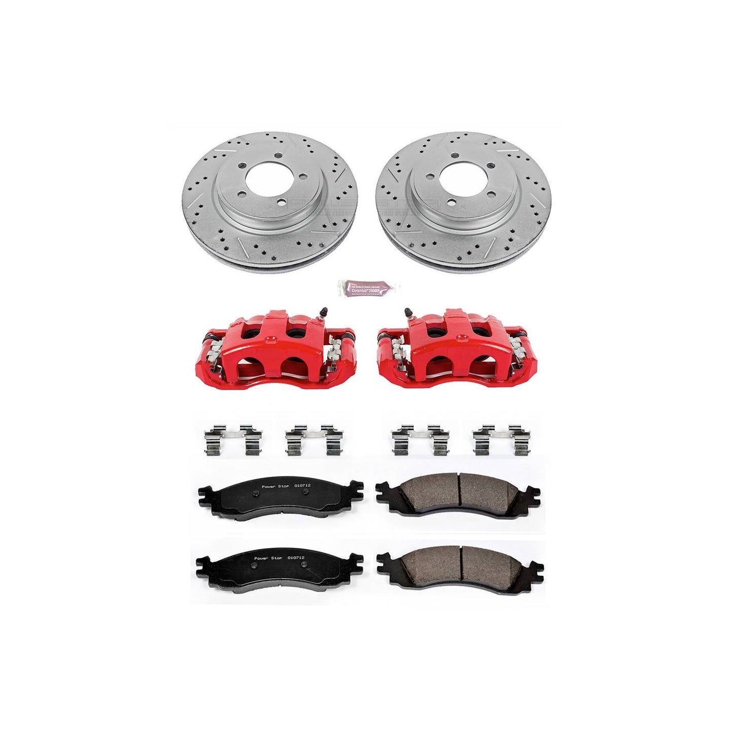 PowerStop Power Stop 06-10 Ford Explorer Z23 Evolution Kit w/ Calipers - Front KC1441