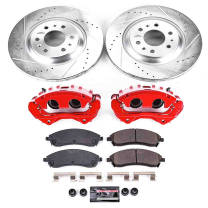 PowerStop Power Stop 04-09 Cadillac SRX Z23 Evolution Kit w/ Calipers - Front KC1449