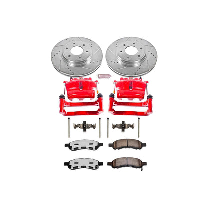 PowerStop Power Stop 06-09 Chevrolet Trailblazer Front Z36 Truck & Tow Brake Kit w/Calipers KC1453-36