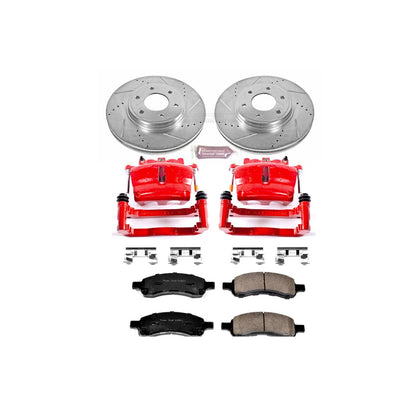 PowerStop Power Stop 06-09 Chevrolet Trailblazer Z23 Evolution Kit w/ Calipers - Front KC1453