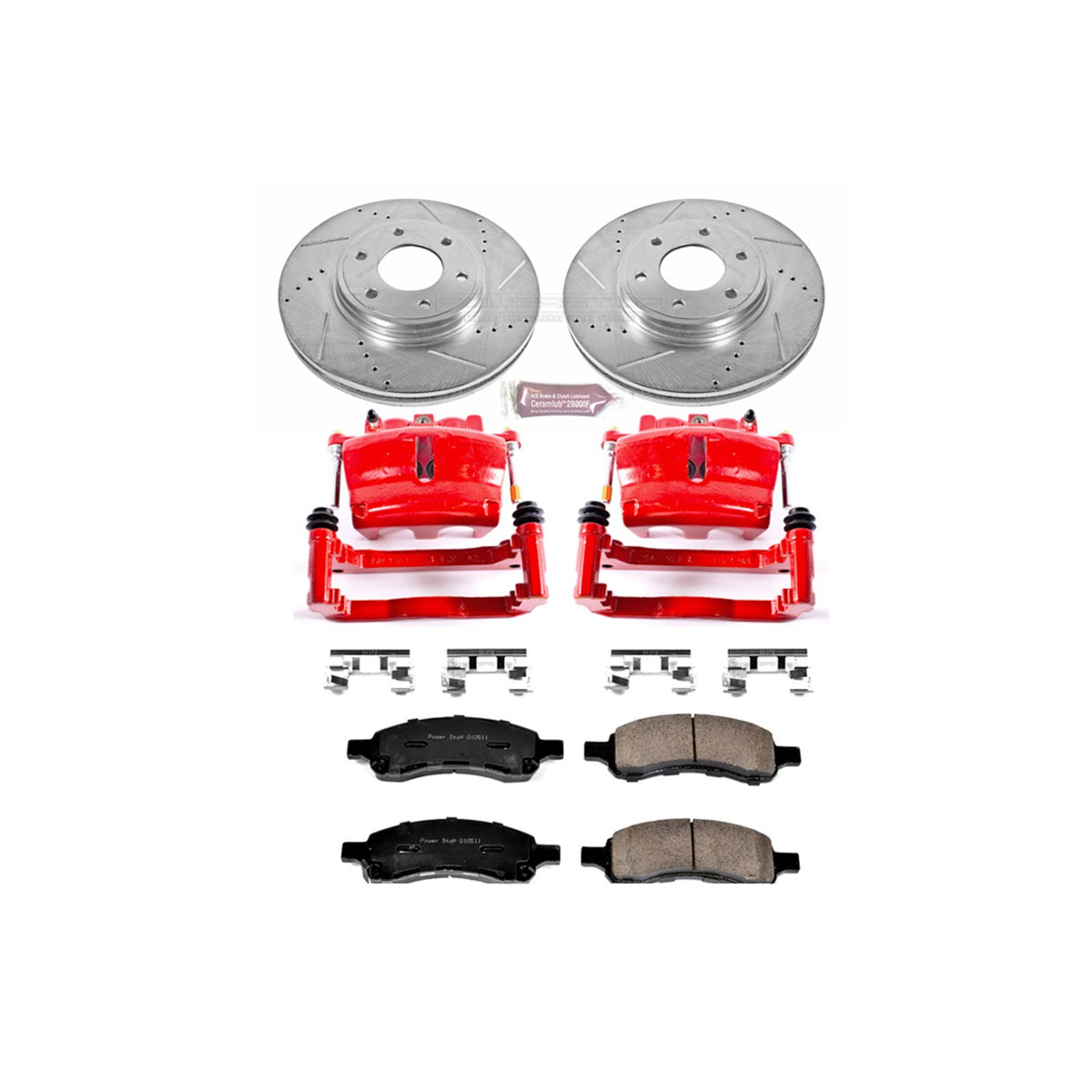 PowerStop Power Stop 06-09 Chevrolet Trailblazer Z23 Evolution Kit w/ Calipers - Front KC1453