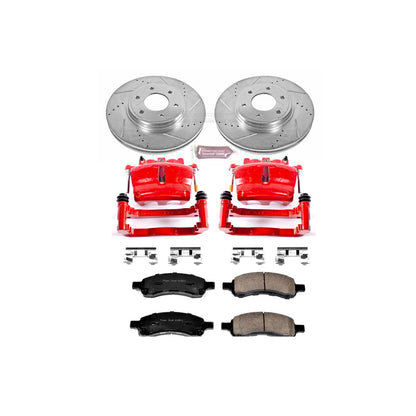 PowerStop Power Stop 06-09 Chevrolet Trailblazer Z23 Evolution Kit w/ Calipers - Front KC1453