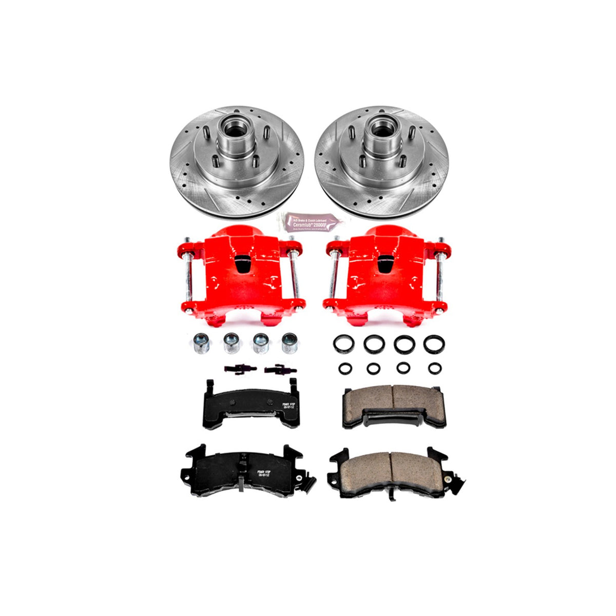 PowerStop Power Stop 82-87 Buick Regal Z23 Evolution Kit w/ Calipers - Front KC1482