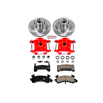 PowerStop Power Stop 82-87 Buick Regal Z23 Evolution Kit w/ Calipers - Front KC1482