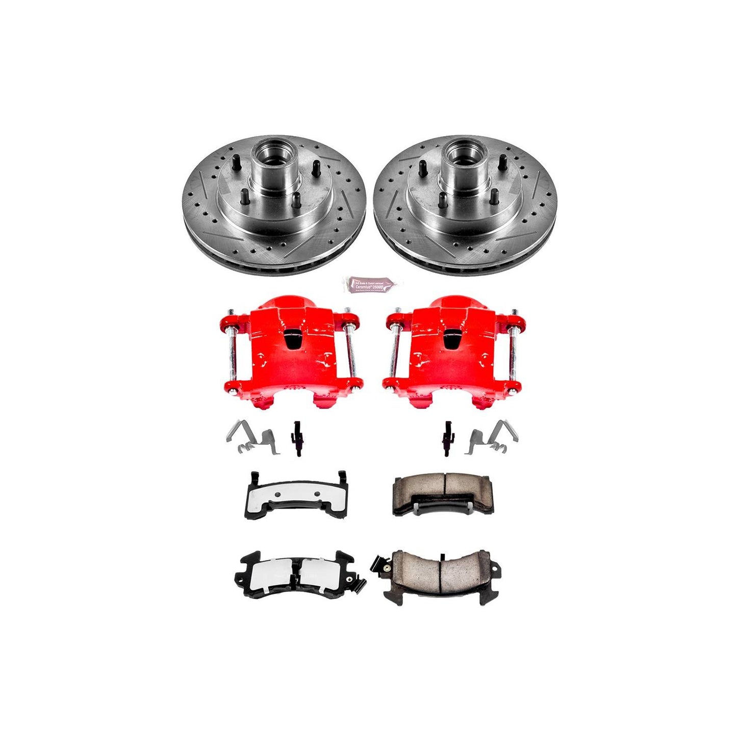 PowerStop Power Stop 79-81 Buick Century Front Z36 Truck & Tow Brake Kit w/Calipers KC1485-36