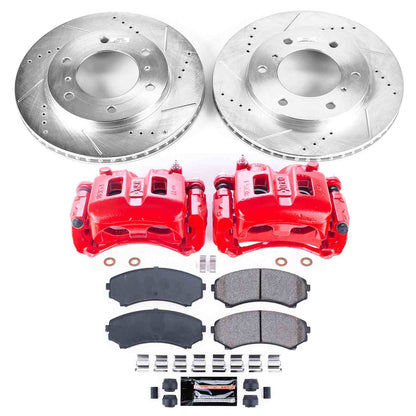 PowerStop Power Stop 01-06 Mitsubishi Montero Z23 Evolution Kit w/ Calipers - Front KC148
